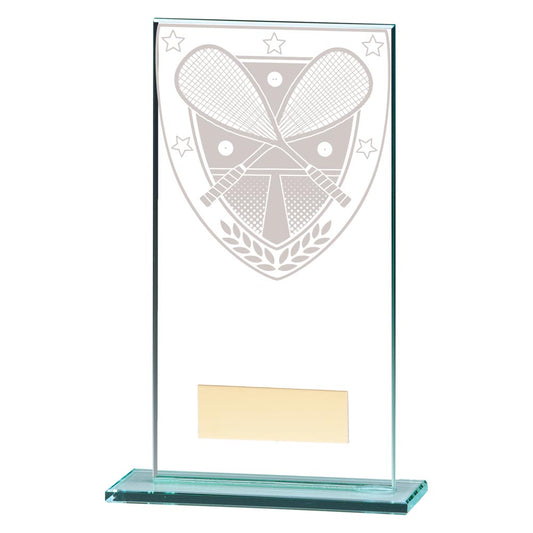 Millennium Squash Jade Glass Award 160mm