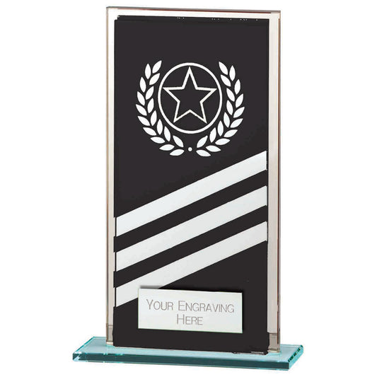 Talisman Multisport Mirror Glass Award Black & Silver 140mm