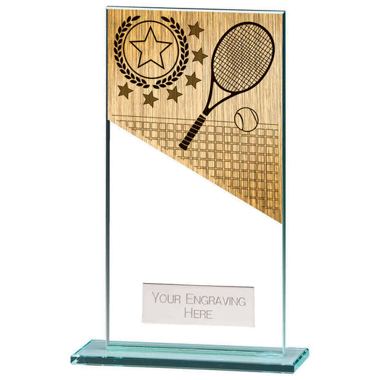 Mustang Tennis Jade Glass Award 160mm