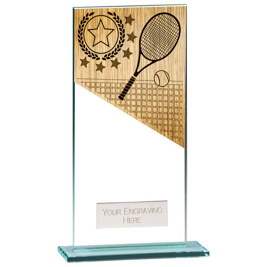 Mustang Tennis Jade Glass Award 180mm