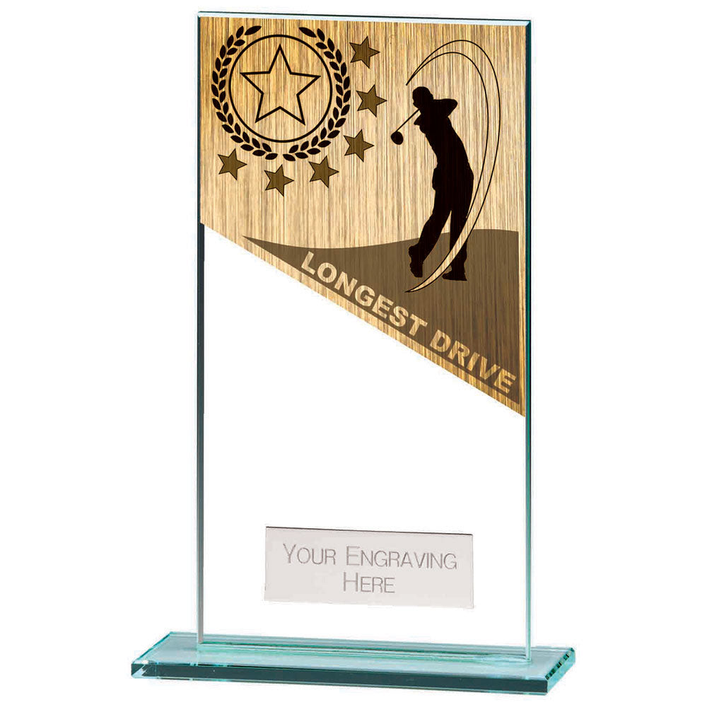 Mustang Longest Drive Jade Glass Award 160mm