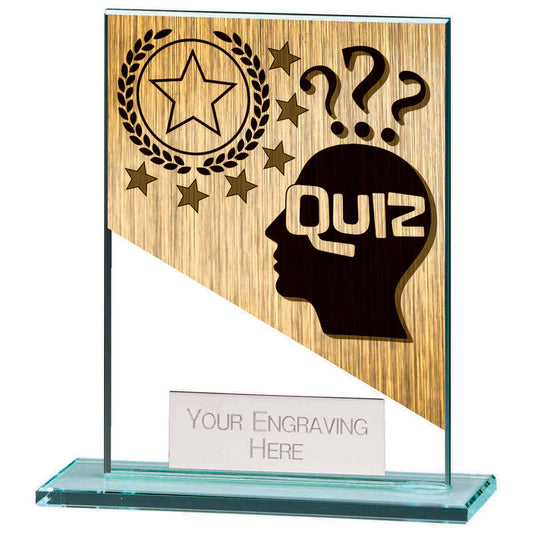 Mustang Quiz Jade Glass Award 110mm