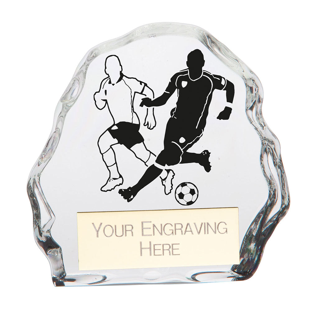 Mystique Football Male Glass Award 75mm