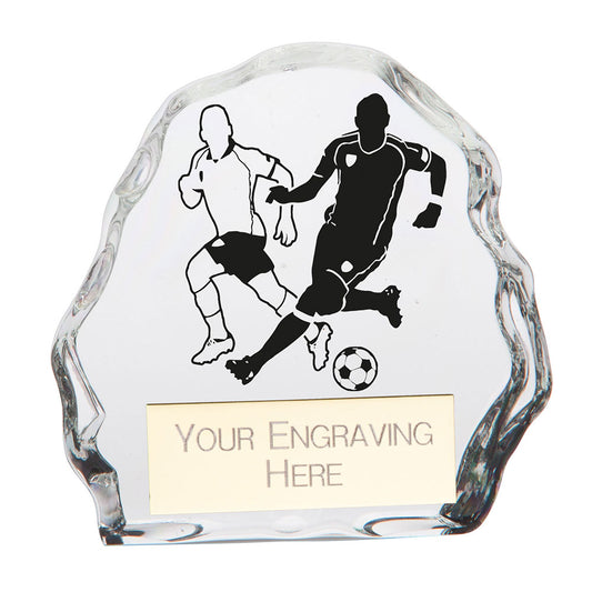 Mystique Football Male Glass Award 75mm