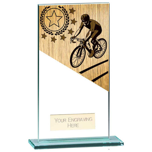 Mustang Cycling Jade Glass Award 125mm