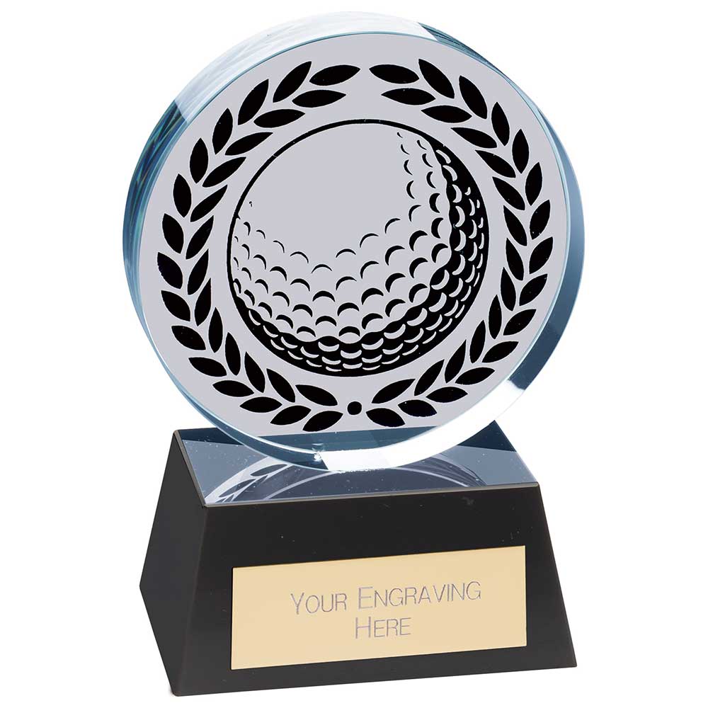 Emperor Golf Crystal Award 125mm