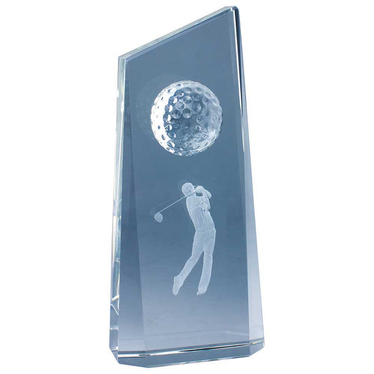 Wisdom Golf Crystal Award 180mm