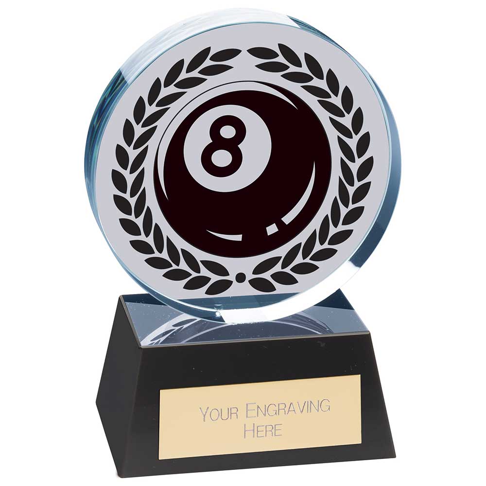 Emperor Snooker & Pool Crystal Award 125mm