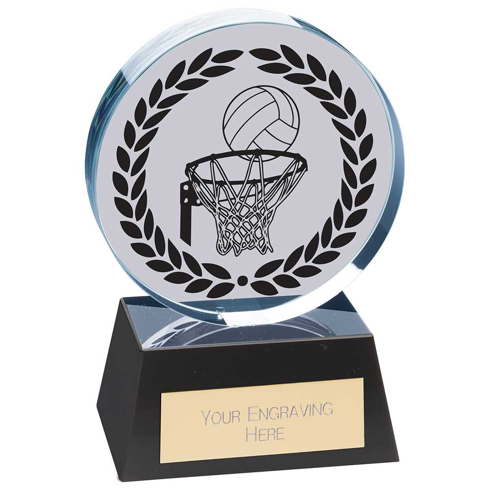 Emperor Netball Crystal Award 125mm