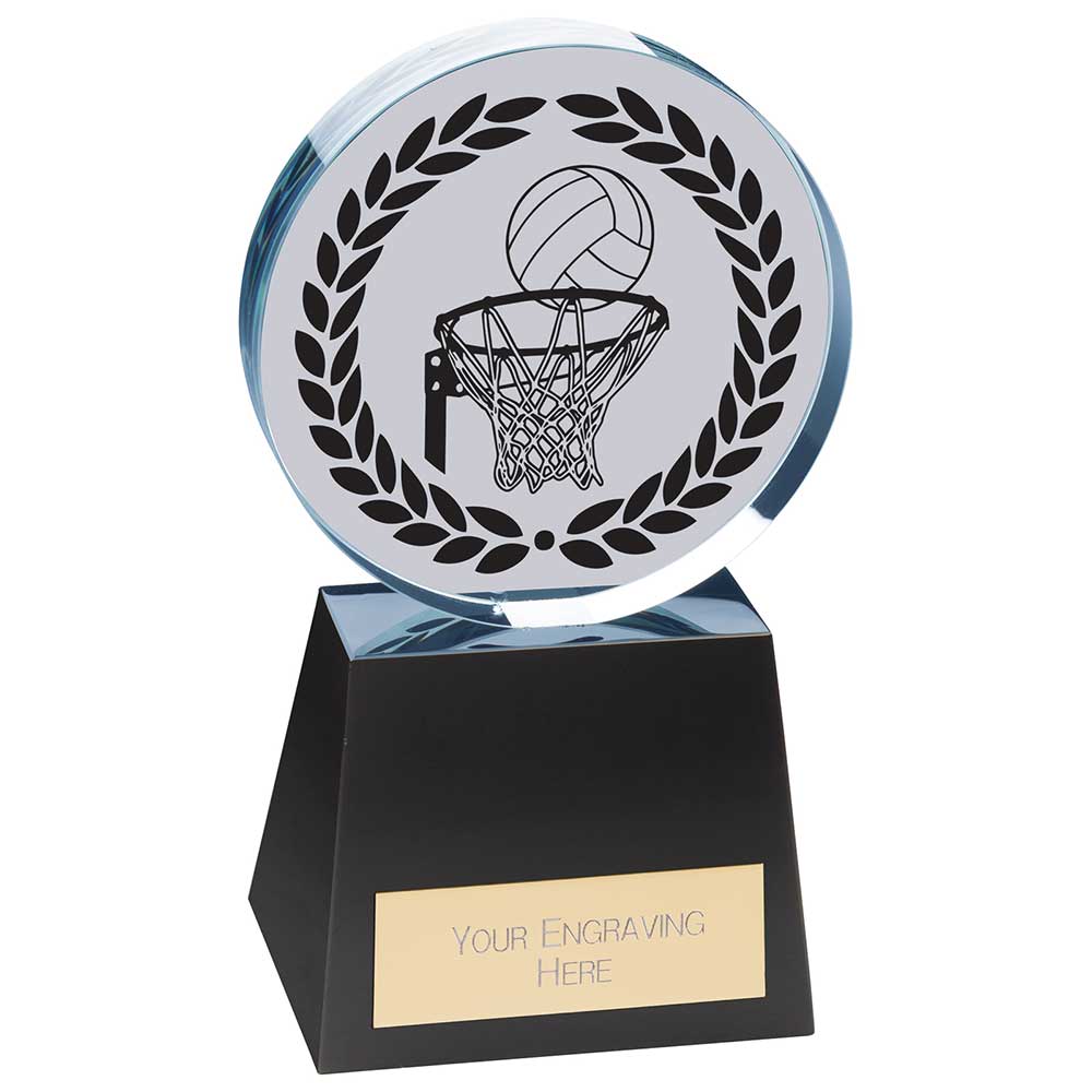 Emperor Netball Crystal Award 155mm