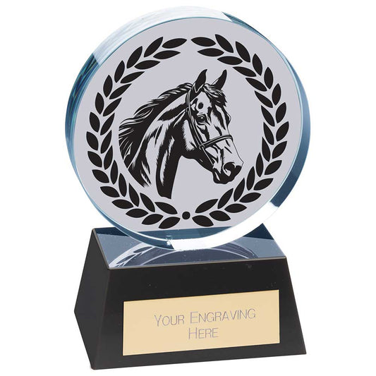 Emperor Equestrian Crystal Award 125mm