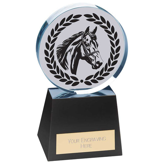 Emperor Equestrian Crystal Award 155mm