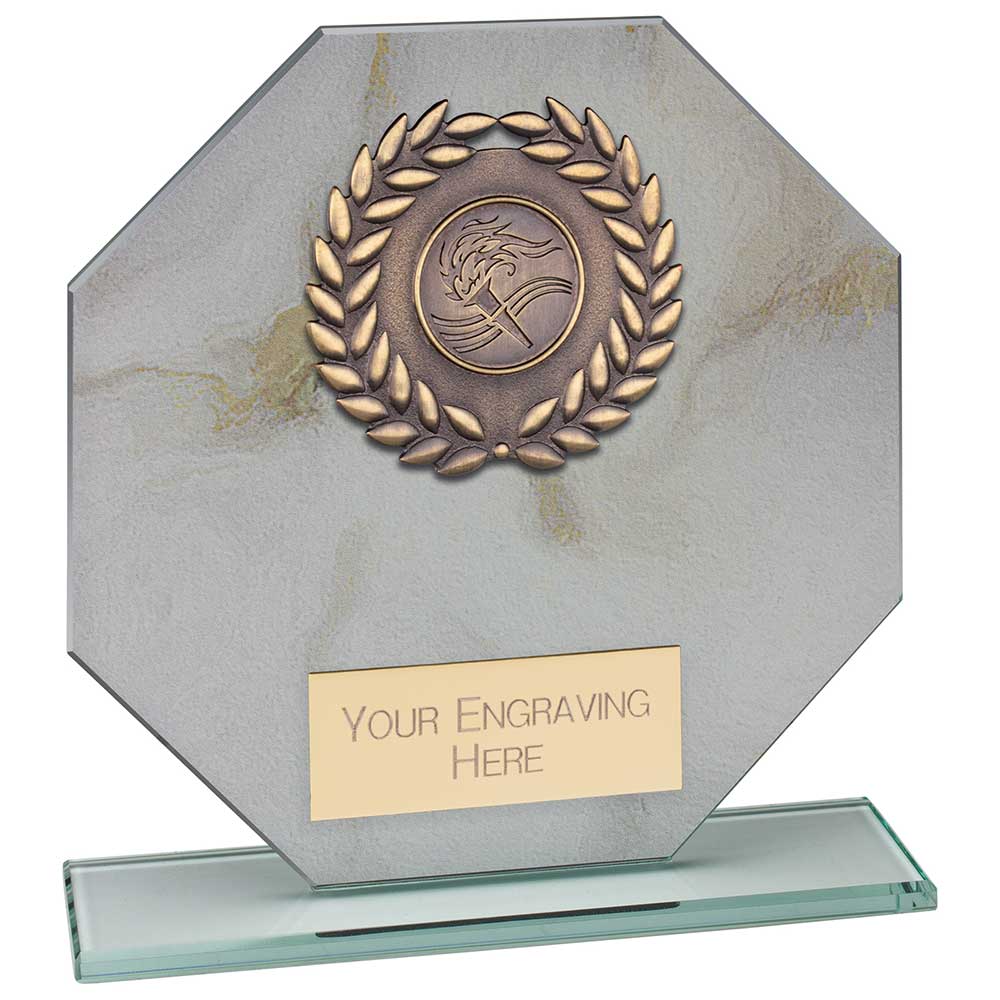 Quarry Marble Multisport Jade Glass White 145mm