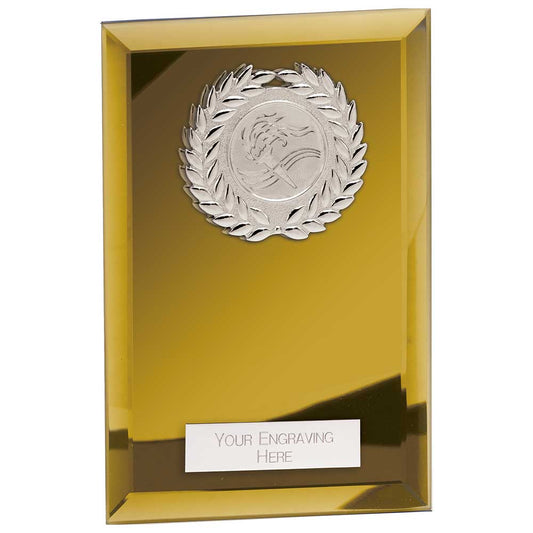 Mirage Multisport Mirror Plaque Gold 180mm