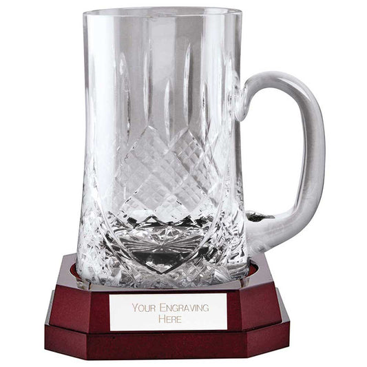 Lindisfarne St Bernica Crystal Tankard 170mm