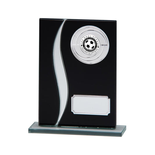 Spirit Multisport Mirror Glass Award Black & Silver 125mm