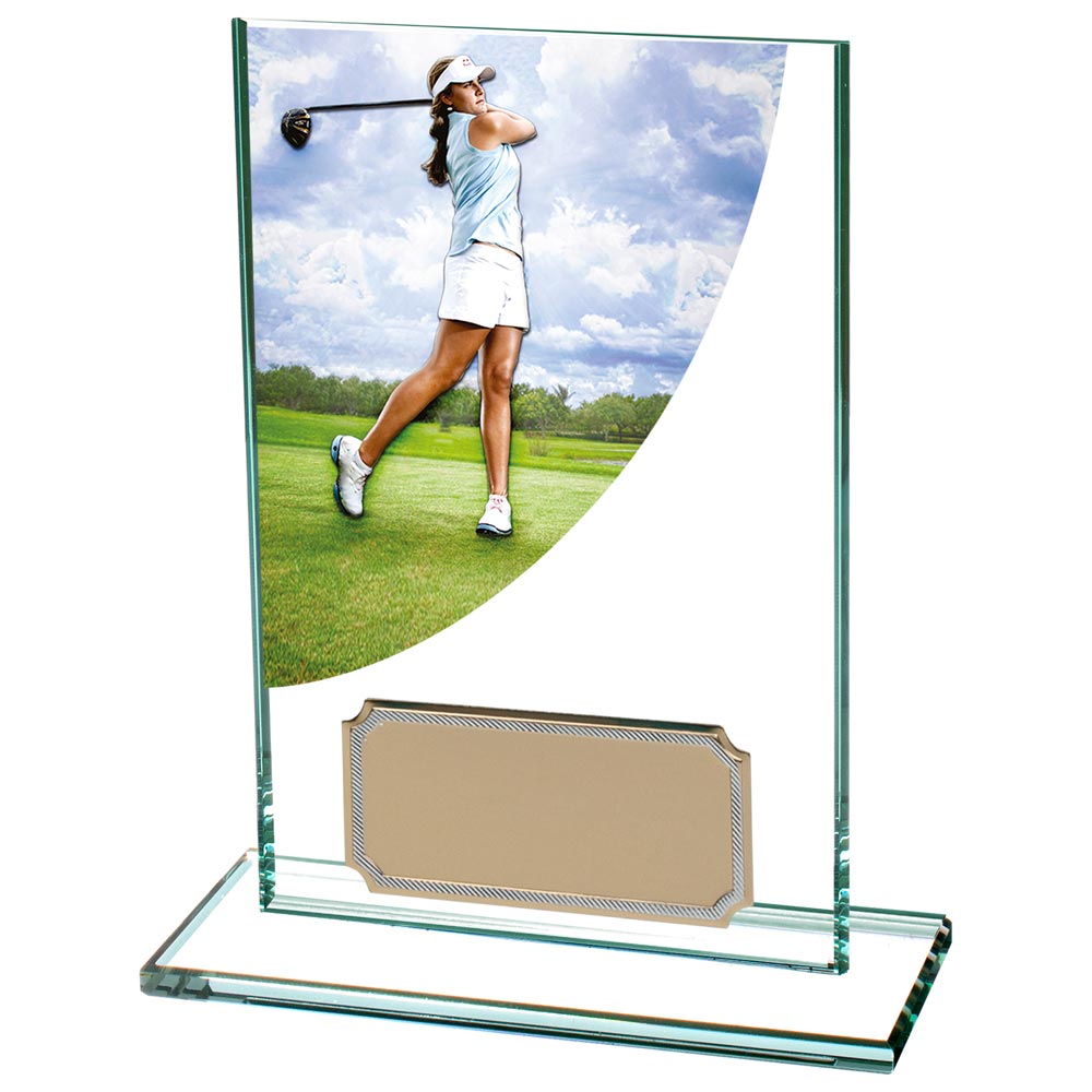 Colour Curve Golf Female Jade Glass 125mm