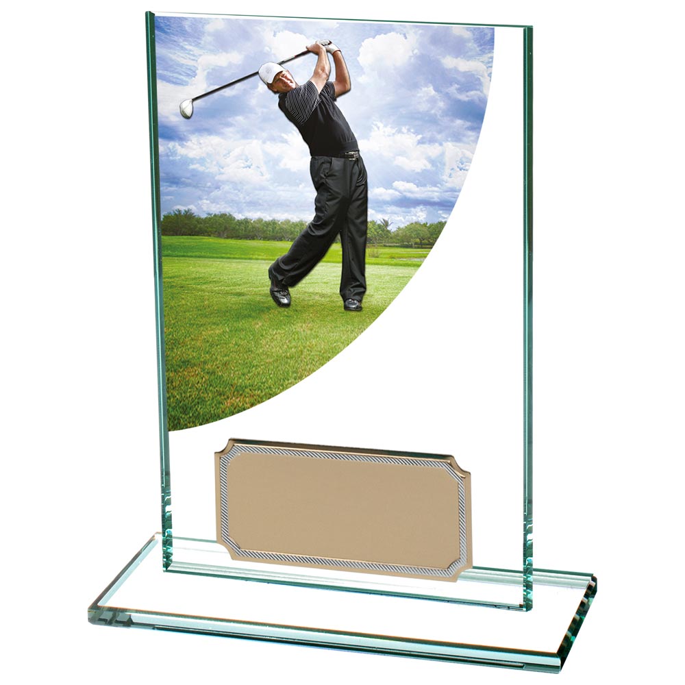 Colour Curve Golf Male Jade Glass 125mm