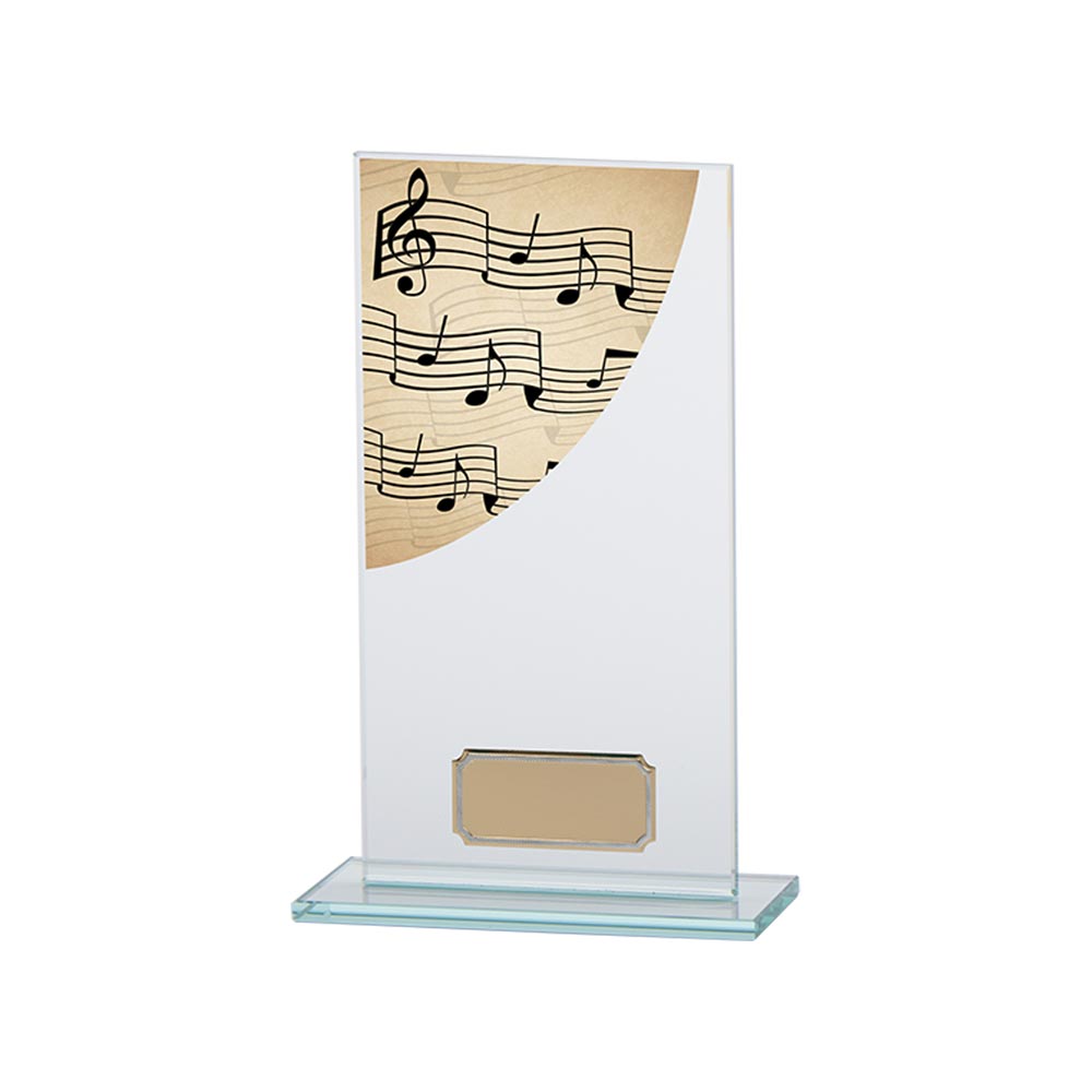 Colour Curve Music Jade Glass Award 180mm