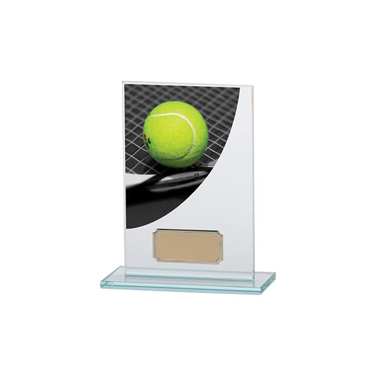 Colour Curve Tennis Jade Glass Award 140mm