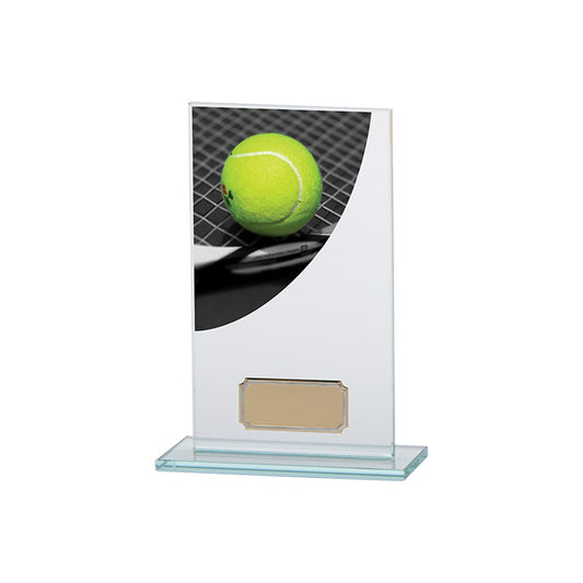 Colour Curve Tennis Jade Glass Award 160mm