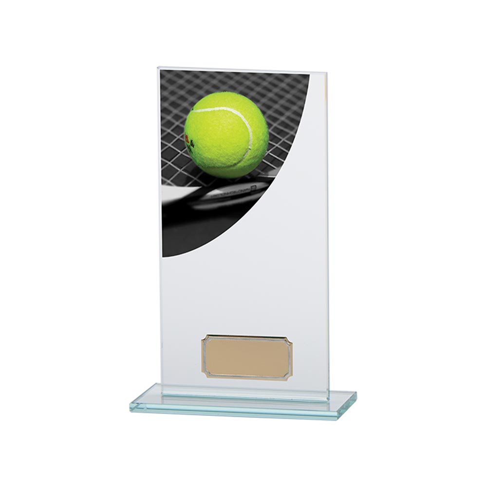 Colour Curve Tennis Jade Glass Award 180mm