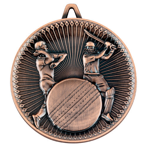 Cricket Deluxe Medal Bronze - 2.35In