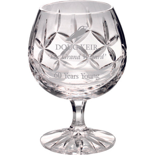 290Ml Brandy Glass Blank Panel - 4.75In