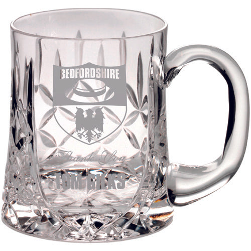 Glass Tankard 435Ml Blank Panel - 4In