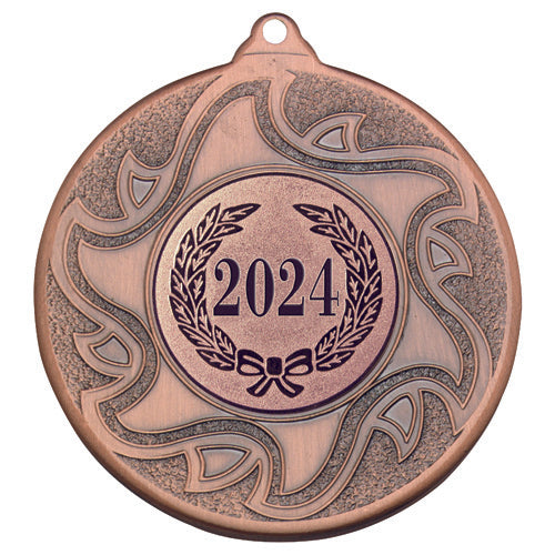 Sunshine Medal (1in Centre) Bronze - 2In