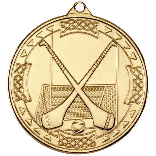 Hurling Celtic Medal Gold - 2In