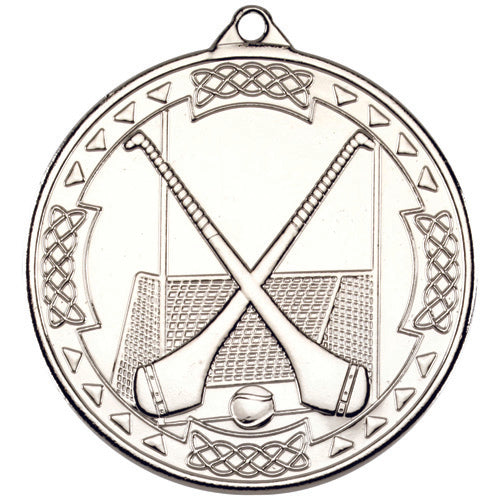 Hurling Celtic Medal Silver - 2In