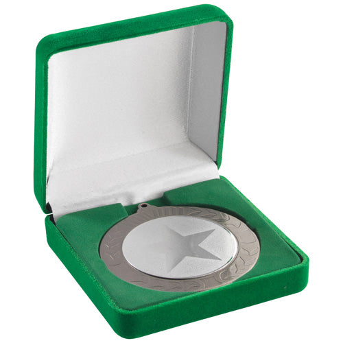 Deluxe Green Medal Box (50/60/70Mm Recess) - 3.5In