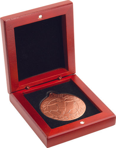 Rosewood Medal Box (50Mm Recess) - 3.5In