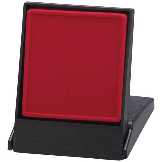 Fortress Flat Insert Medal Box Red Takes 50/60mm Medal