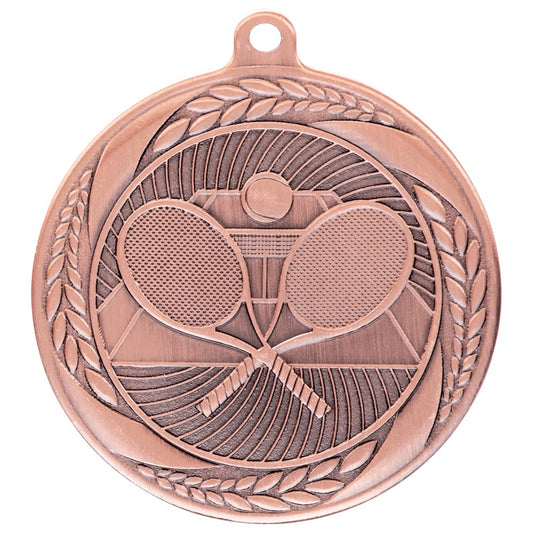 Typhoon Tennis Medal Bronze 55mm