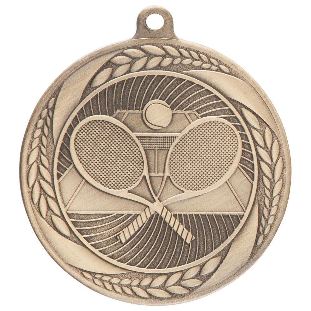 Typhoon Tennis Medal Gold 55mm