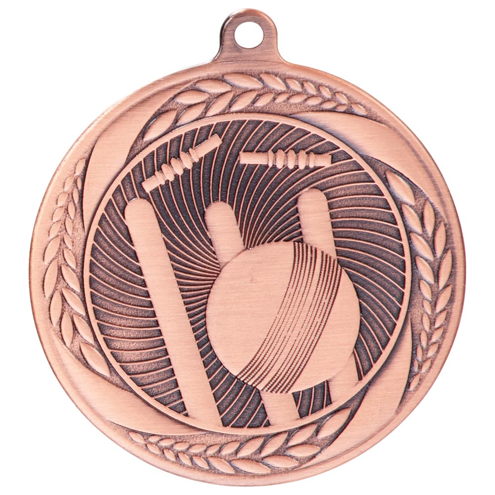 Typhoon Cricket Medal Bronze 55mm