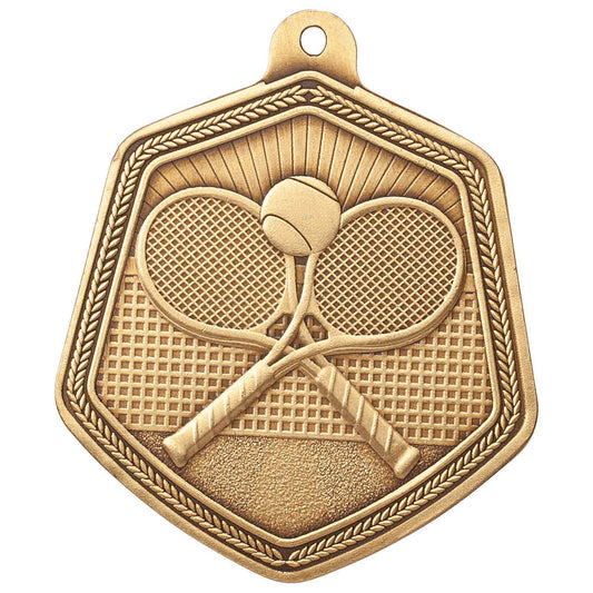 Falcon Tennis Medal Gold 65mm