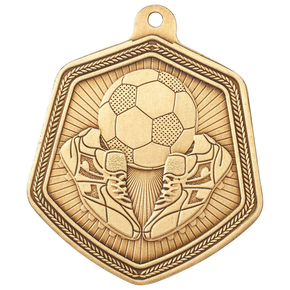 Falcon Football Medal Gold 65mm