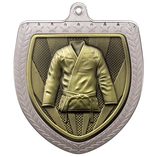 Cobra Martial Arts Gee Shield Medal Silver 75mm