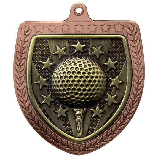 Cobra Golf Shield Medal Bronze 75mm