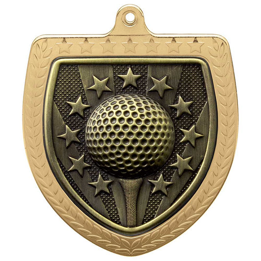 Cobra Golf Shield Medal Gold 75mm