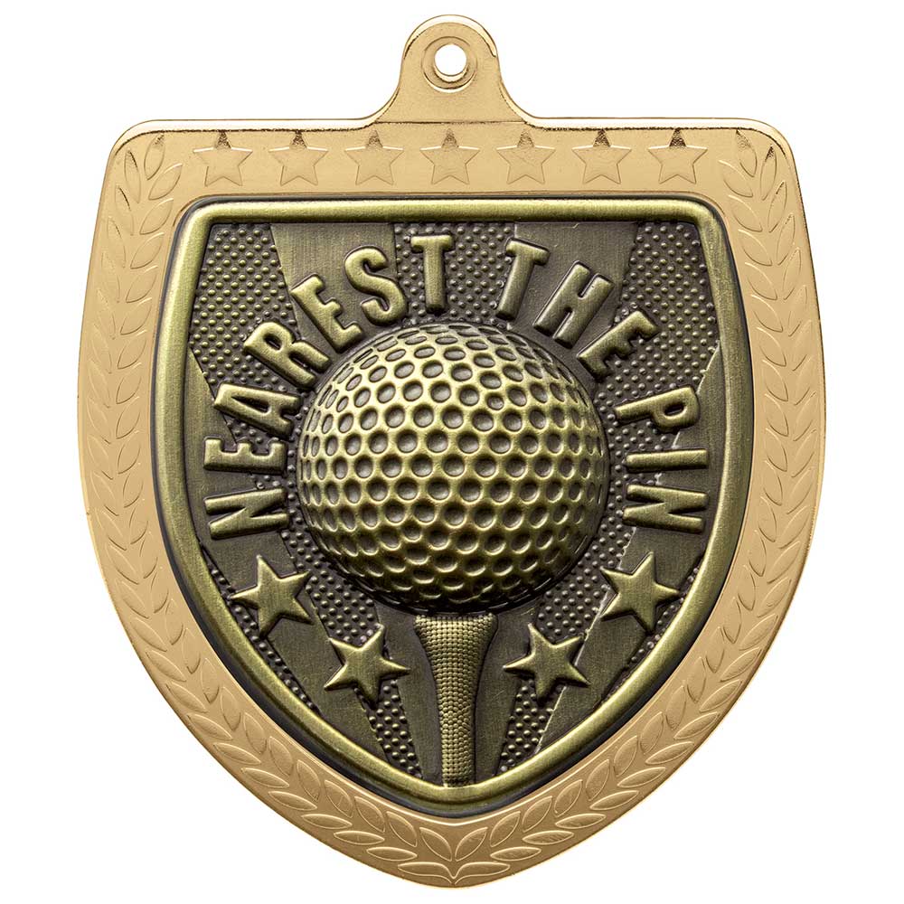 Cobra Golf Nearest the pin Shield Medal Gold 75mm