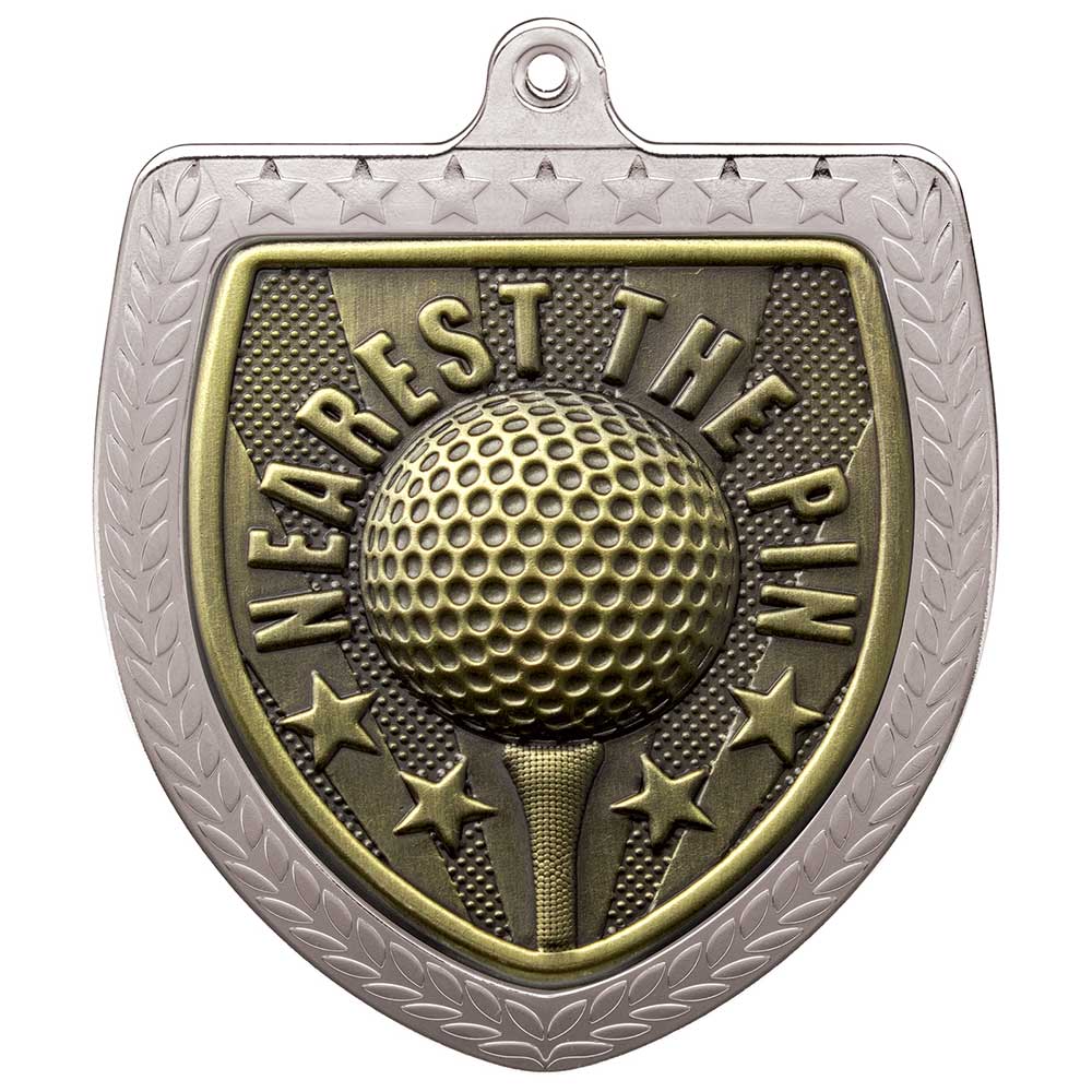 Cobra Golf Nearest the pin Shield Medal Silver 75mm