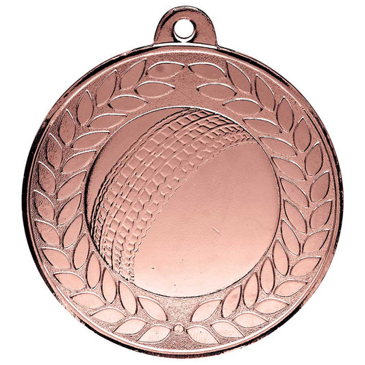 Aviator Cricket Medal Bronze 50mm