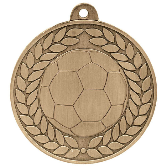 Aviator Football Medal Antique Gold 50mm