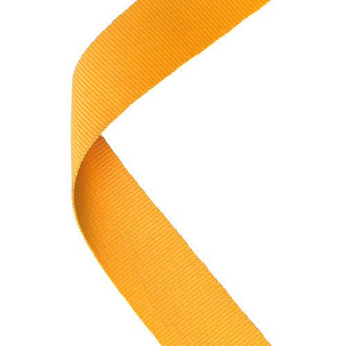 Medal Ribbon Yellow - 30 X 0.875In