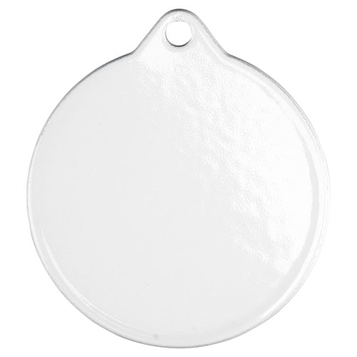 Plain White Round Medal Used For Sublimation - 2In