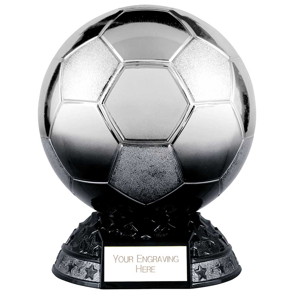 Elite Football Heavyweight Award Platinum to Black 200mm